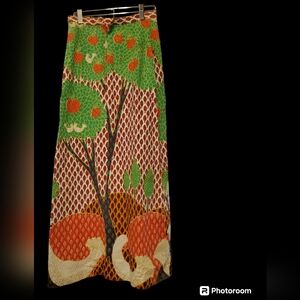 Vintage novelty print skirt